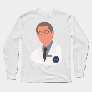 Dr. Fauci Portrait Long Sleeve T-Shirt